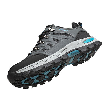 Men's Outdoor Hiking Work Boots - Slip-Resistant & Abrasion-Proof for Mountain/Construction