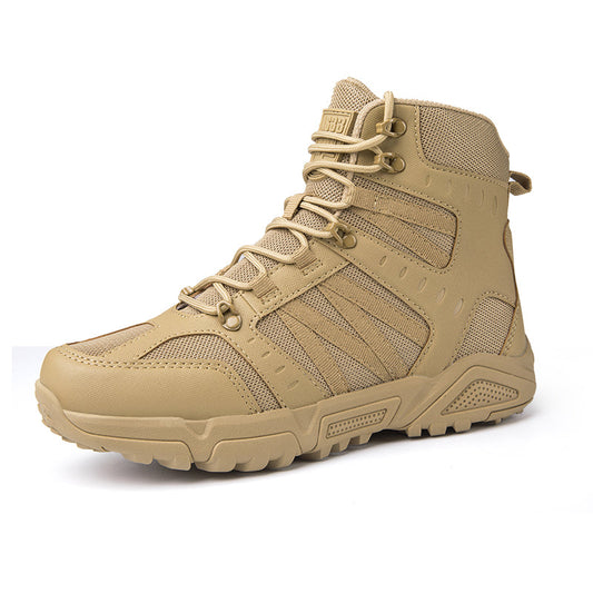 Men’s Tactical Work & Hiking Boots – High Ankle Support, Slip-Resistant, All-Day Pain Relief Comfort