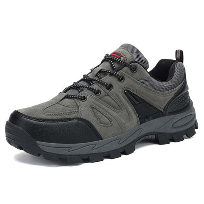Men's Orthopedic Arch Support Wide Toe Ankle Support Hiking Shoes Waterproof Non-slip Anti-puncture Work Shoes
