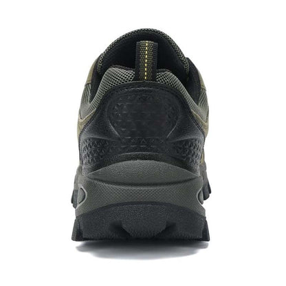 Men's Orthopedic Arch Support Wide Toe Ankle Support Hiking Shoes Waterproof Non-slip Anti-puncture Work Shoes