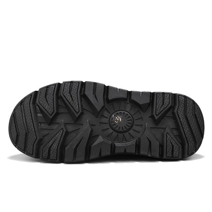 Men's Winter Warmth Wool Snow Boots Waterfoor Non-Silp Cotton Boots Orthopedic Support Winter Slippers