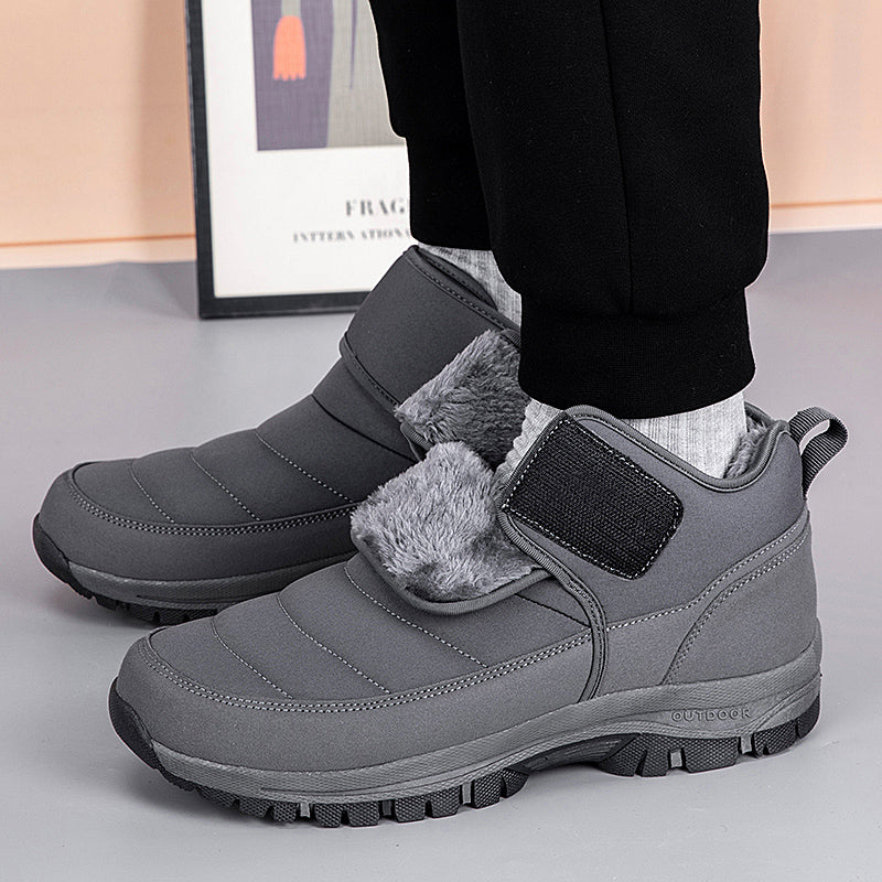 Men Combat Boots Waterproof Non-Slip Hiking Boots Anti-Puncture Anti-Sprain Work Boots