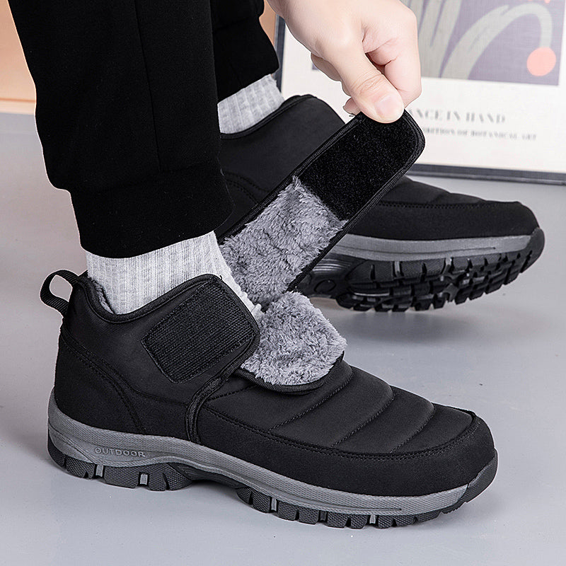 Men Combat Boots Waterproof Non-Slip Hiking Boots Anti-Puncture Anti-Sprain Work Boots