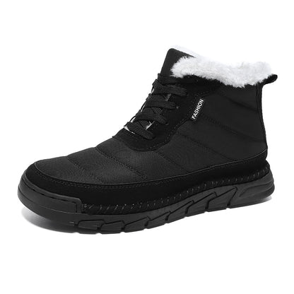 Men's Combat Boots Waterproof Non-Slip Hiking Boots Anti-Puncture Anti-Sprain Work Boots