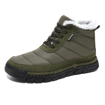 Men's Combat Boots Waterproof Non-Slip Hiking Boots Anti-Puncture Anti-Sprain Work Boots