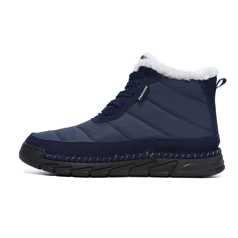 Men's Combat Boots Waterproof Non-Slip Hiking Boots Anti-Puncture Anti-Sprain Work Boots
