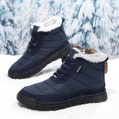 Men's Combat Boots Waterproof Non-Slip Hiking Boots Anti-Puncture Anti-Sprain Work Boots