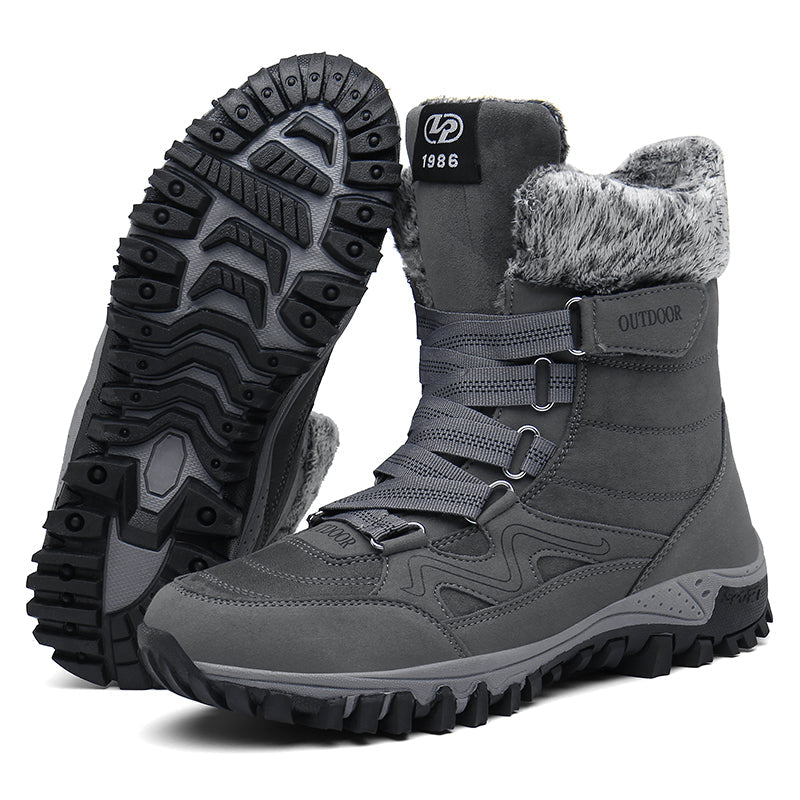 Men’s Non-Slip Hiking & Work Shoes, Wide Fit, Arch Support, Cushioned, Waterproof