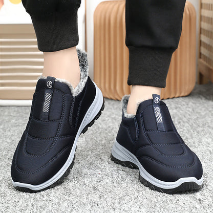 Men's Combat Boots Splash-Resistant Non-Slip Hiking Boots Anti-Puncture Anti-Sprain Work Boots
