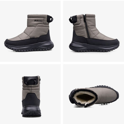 Men's Orthopedic Hiking Boots - Safe and Comfortable Work Boots - Waterproof, Slip-resistant, Impact-resistant, and Puncture-resistant - Wide Toe, Arch Support, and Ankle Support - Money-back Guarantee if ineffective.