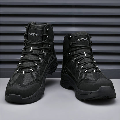 Men's Hiking Boots - Breathable Quick-Dry Upper,Mountain Trekking & Outdoor Adventures | All-Terrain Grip & Abrasion-Proof