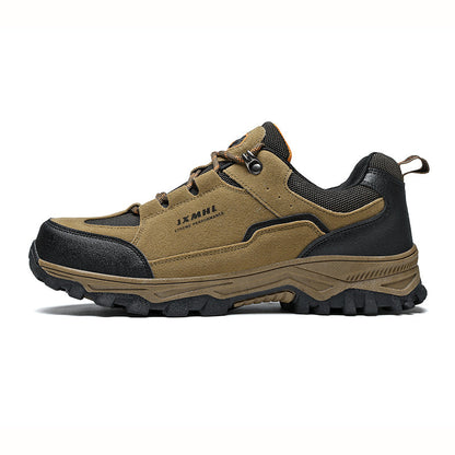 Men's Orthopedic Arch Support Wide Toe Ankle Support Hiking Shoes Waterproof Non-slip Anti-puncture Work Shoes