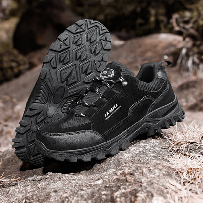 Men's Orthopedic Arch Support Wide Toe Ankle Support Hiking Shoes Waterproof Non-slip Anti-puncture Work Shoes