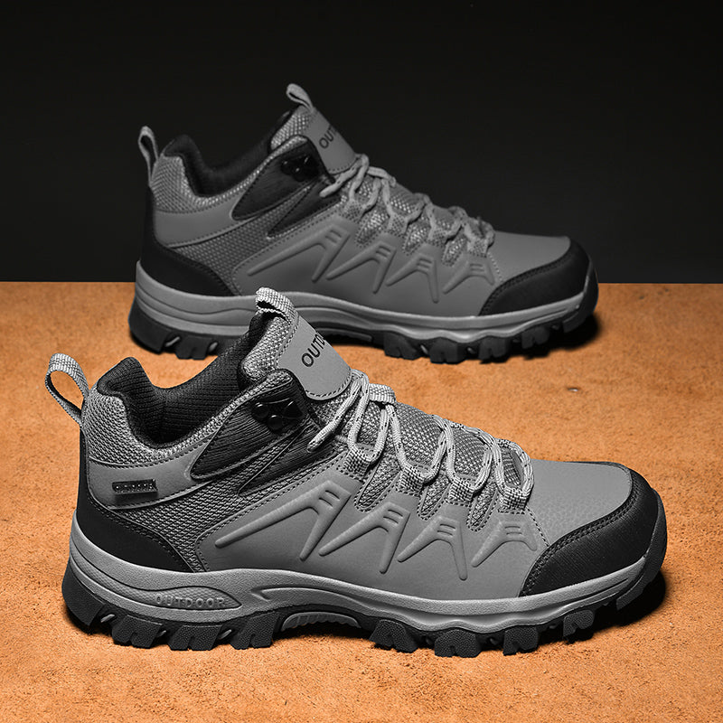 Men’s Orthopedic Winter Warm and Cozy Hiking Boots - Casual Boots - Slip-on - Non-slip - Arch Support - Waterproof - Wide Toe - Ideal For Winter Outdoor Adventures