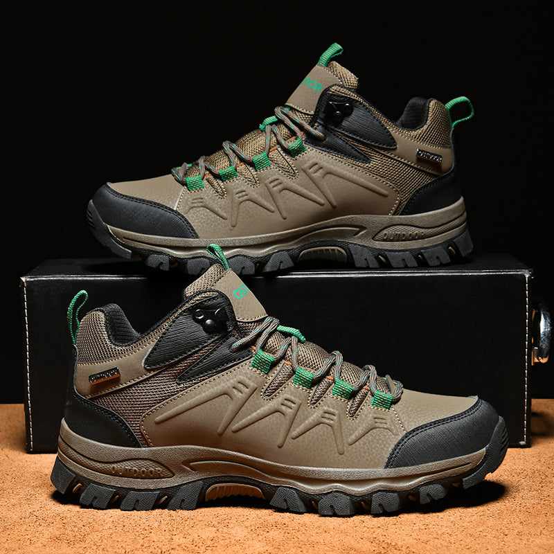 Men’s Orthopedic Winter Warm and Cozy Hiking Boots - Casual Boots - Slip-on - Non-slip - Arch Support - Waterproof - Wide Toe - Ideal For Winter Outdoor Adventures
