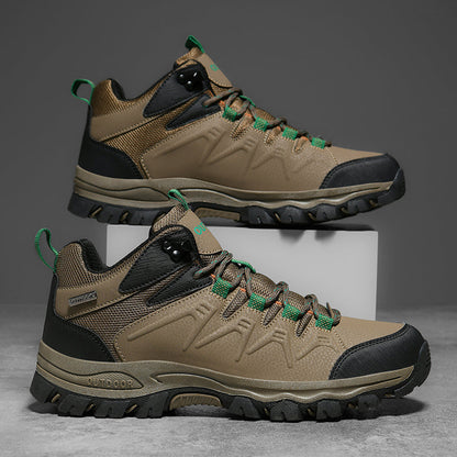 Men’s Orthopedic Winter Warm and Cozy Hiking Boots - Casual Boots - Slip-on - Non-slip - Arch Support - Waterproof - Wide Toe - Ideal For Winter Outdoor Adventures