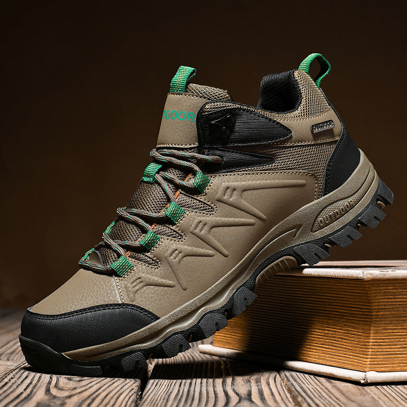 Men’s Orthopedic Winter Warm and Cozy Hiking Boots - Casual Boots - Slip-on - Non-slip - Arch Support - Waterproof - Wide Toe - Ideal For Winter Outdoor Adventures