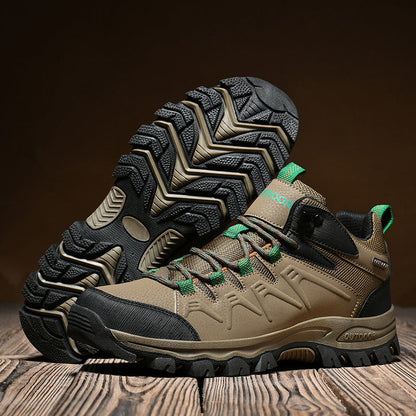 Men’s Orthopedic Winter Warm and Cozy Hiking Boots - Casual Boots - Slip-on - Non-slip - Arch Support - Waterproof - Wide Toe - Ideal For Winter Outdoor Adventures