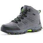 Men's Orthopedic Hiking Boots - Safe and Comfortable Work Boots - Waterproof, Slip-resistant, Impact-resistant, and Puncture-resistant - Wide Toe, Arch Support, and Ankle Support - Money-back Guarantee if ineffective.