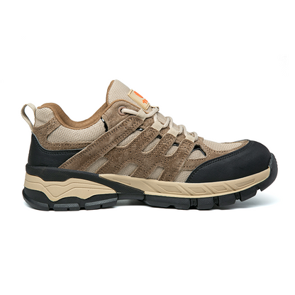Men's Orthopedic Arch Support Wide Toe Ankle Support Hiking Shoes Waterproof Non-slip Anti-puncture Work Shoes