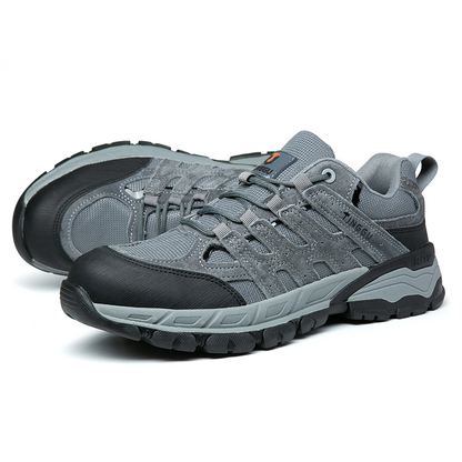Men's Orthopedic Arch Support Wide Toe Ankle Support Hiking Shoes Waterproof Non-slip Anti-puncture Work Shoes