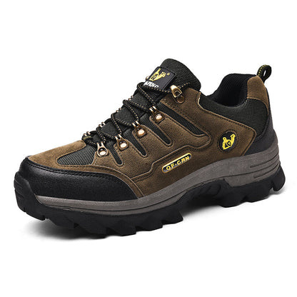 Men's Orthopedic Walking Shoes - Built-In Arch Support; Waterproof Leather Upper; Wide Toe; Non-Slip; Anti-Wear; Comfortable
