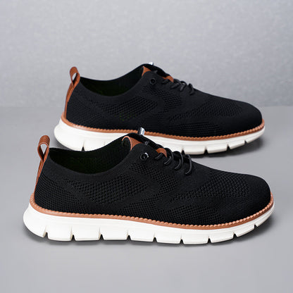 Men‘s’ Slip-On Running Walking Shoes - Zero Laces Comfort, Non-Slip Traction & Cushioned Support