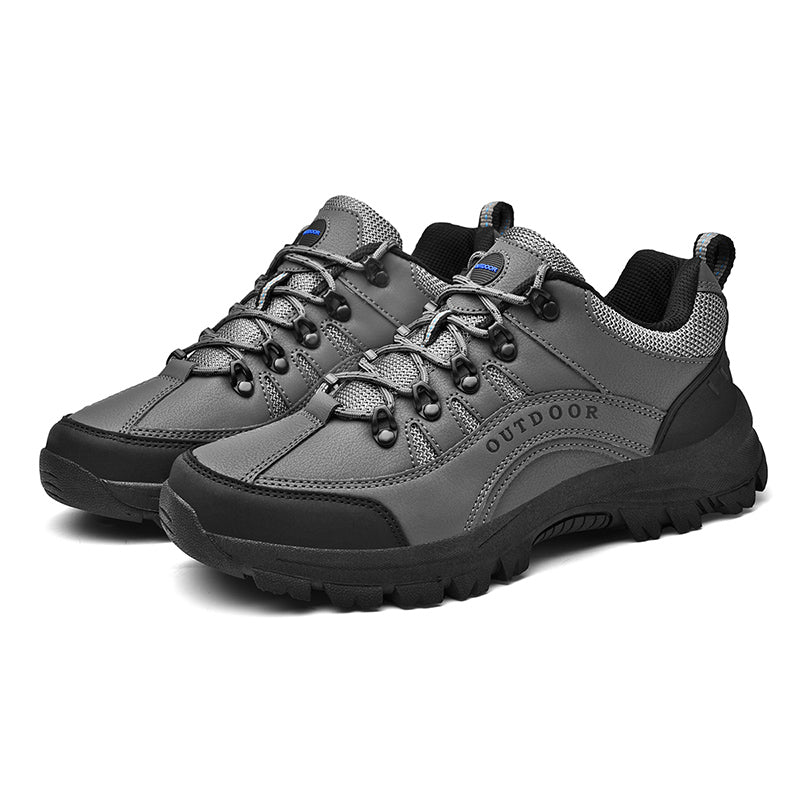 Men's Orthopedic Arch Support Wide Toe Lightweight Hiking Shoes Waterproof Non-slip Scratch-Resistant Work Shoes, Ideal For Hike All Day with Comfort and Zero Fatigue