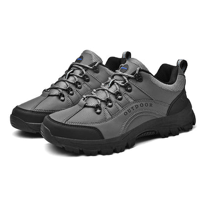 Men's Orthopedic Arch Support Wide Toe Lightweight Hiking Shoes Waterproof Non-slip Scratch-Resistant Work Shoes, Ideal For Hike All Day with Comfort and Zero Fatigue
