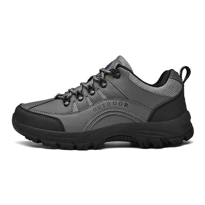 Men's Orthopedic Arch Support Wide Toe Lightweight Hiking Shoes Waterproof Non-slip Scratch-Resistant Work Shoes, Ideal For Hike All Day with Comfort and Zero Fatigue