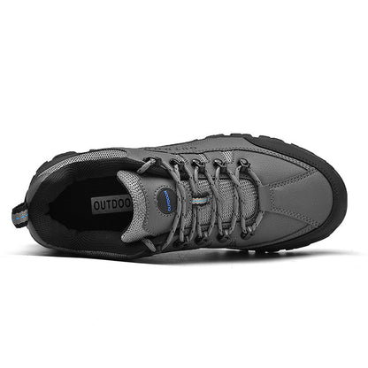 Men's Orthopedic Arch Support Wide Toe Lightweight Hiking Shoes Waterproof Non-slip Scratch-Resistant Work Shoes, Ideal For Hike All Day with Comfort and Zero Fatigue