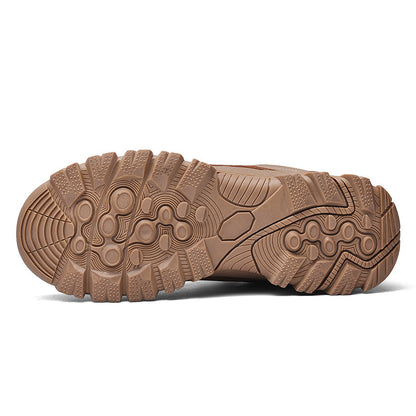 Men's Orthopedic Arch Support Wide Toe Lightweight Hiking Shoes Waterproof Non-slip Scratch-Resistant Work Shoes, Ideal For Hike All Day with Comfort and Zero Fatigue