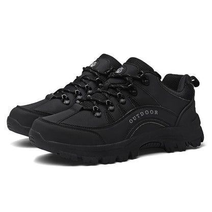 Men's Orthopedic Arch Support Wide Toe Lightweight Hiking Shoes Waterproof Non-slip Scratch-Resistant Work Shoes, Ideal For Hike All Day with Comfort and Zero Fatigue
