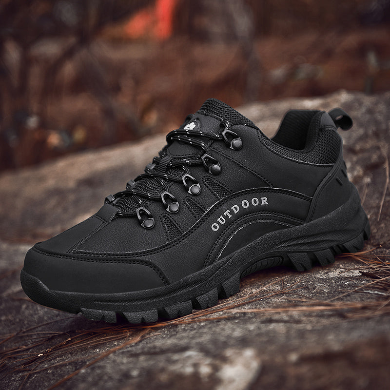 Men's Orthopedic Arch Support Wide Toe Lightweight Hiking Shoes Waterproof Non-slip Scratch-Resistant Work Shoes, Ideal For Hike All Day with Comfort and Zero Fatigue