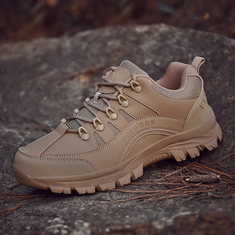 Men's Orthopedic Arch Support Wide Toe Lightweight Hiking Shoes Waterproof Non-slip Scratch-Resistant Work Shoes, Ideal For Hike All Day with Comfort and Zero Fatigue