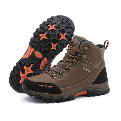 Men’s Waterproof Work & Hiking Boots – Wide Toe Box, Arch Support, Non-Slip Durable Sole, Built for All-Day Comfort