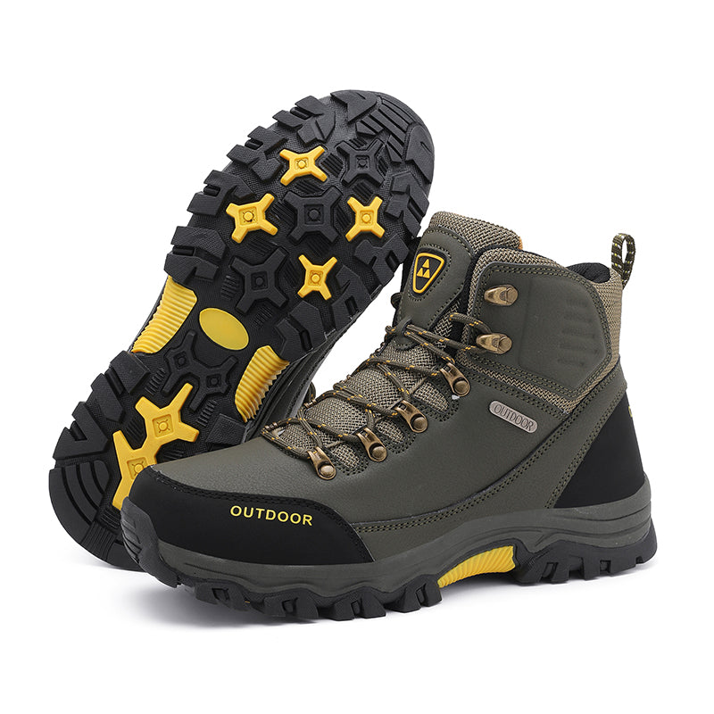 Men’s Waterproof Work & Hiking Boots – Wide Toe Box, Arch Support, Non-Slip Durable Sole, Built for All-Day Comfort