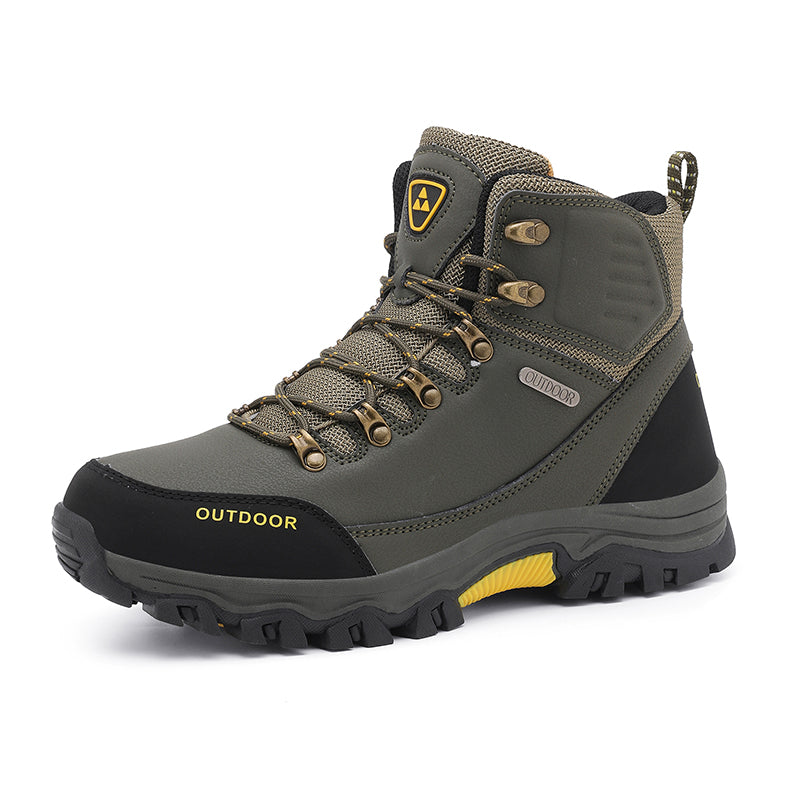 Men’s Waterproof Work & Hiking Boots – Wide Toe Box, Arch Support, Non-Slip Durable Sole, Built for All-Day Comfort