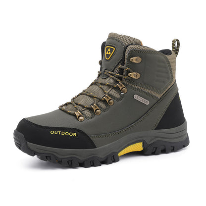 Men’s Waterproof Work & Hiking Boots – Wide Toe Box, Arch Support, Non-Slip Durable Sole, Built for All-Day Comfort