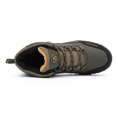 Men’s Waterproof Work & Hiking Boots – Wide Toe Box, Arch Support, Non-Slip Durable Sole, Built for All-Day Comfort