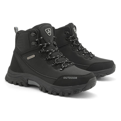 Men’s Waterproof Work & Hiking Boots – Wide Toe Box, Arch Support, Non-Slip Durable Sole, Built for All-Day Comfort