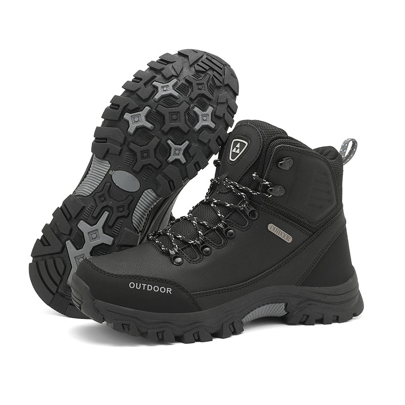 Men’s Waterproof Work & Hiking Boots – Wide Toe Box, Arch Support, Non-Slip Durable Sole, Built for All-Day Comfort