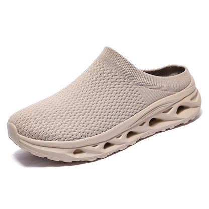 Men's Mesh Sandals - Slip-On, Maximum Ventilation, Wide Toe Box with Arch Support