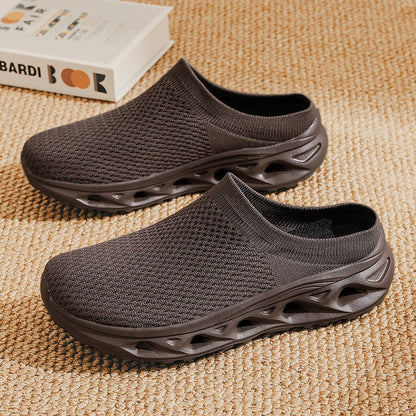 Men's Mesh Sandals - Slip-On, Maximum Ventilation, Wide Toe Box with Arch Support
