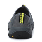 Men's Canvas Walking Shoes - Slip-On, Breathable, Wide Toe Box with Arch Support