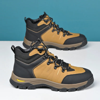 Men’s Composite Toe Orthotic Hiking Work Boots – Puncture-Resistant, Arch Support, Wide Toe Box, All-Day Stability