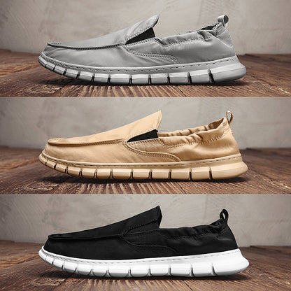 Men's Leather Slip-On | Slip On Without Bending | Leather Looks, Cloud Comfort