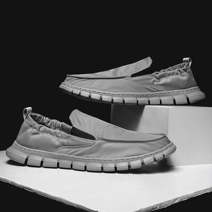 Men's Leather Slip-On | Slip On Without Bending | Leather Looks, Cloud Comfort