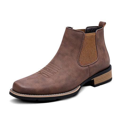Men's Slip On Chelsea Ankle Boot - Slip-On, Waterproof, Maximum Support, Wide Toe Box with Arch Support