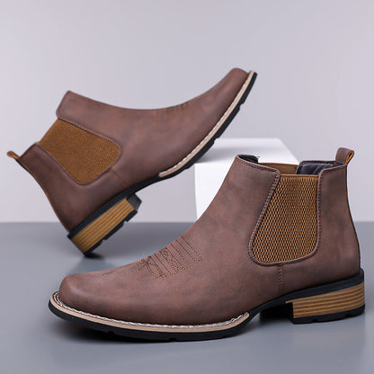 Men's Slip On Chelsea Ankle Boot - Slip-On, Waterproof, Maximum Support, Wide Toe Box with Arch Support